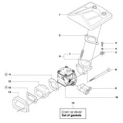 Carburetor & Air Filter for Husqvarna 61