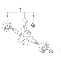 Crankshaft Assembly Husqvarna 61
