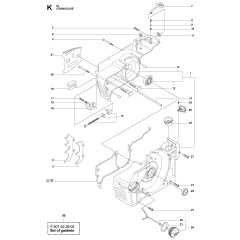 Crankcase Assembly for Husqvarna 61