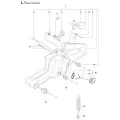 Handle & Controls for Husqvarna 61