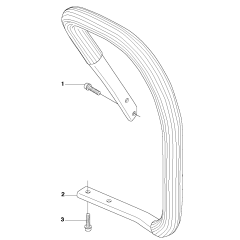 Husqvarna 61 Handle Assembly