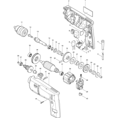 Makita 6310 Drill Assembly