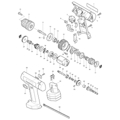 Makita 6311D Drill Assembly