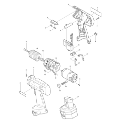 Makita 6313D Drill Assembly