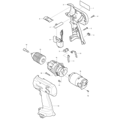 Makita 6316D Drill Assembly