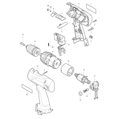 Makita 6317D Drill Assembly
