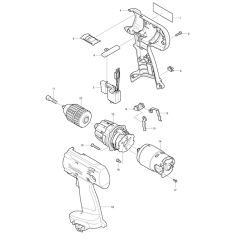 Makita 6336D Assembly