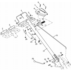 Handle & Controls for Husqvarna 650