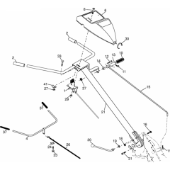 Handle & Controls for Husqvarna 650