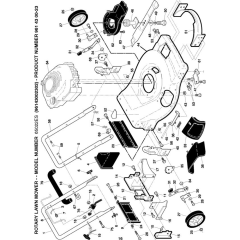 Frame for Husqvarna 65022 ES