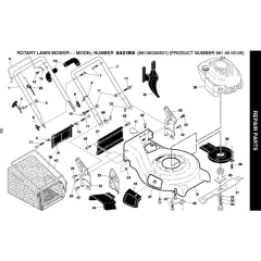 Parts for Husqvarna 6521 RS