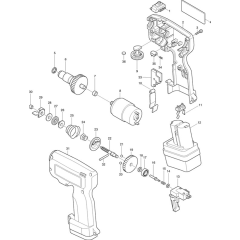 Makita 6794D Screwgun Assembly