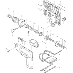 Makita 6811D Screwgun Assembly