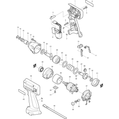 Makita 6916D Main Assembly