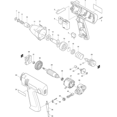 Makita 6951 Main Assembly