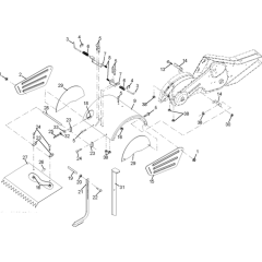 Tine Shield Assembly for Husqvarna