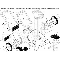 Husqvarna 7021 CH1 Parts