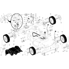 Drive for Husqvarna 7021 RH