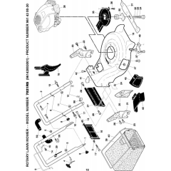 Frame for Husqvarna 7021 RS