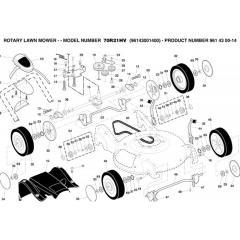 Repair Parts for Husqvarna 70R21 HV