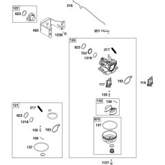 Carburettor Assembly for Briggs