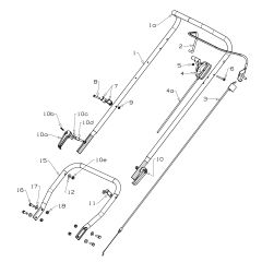 Handle Assembly for Masport 800AL
