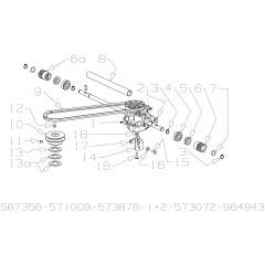 Gearbox Assembly for Masport 800AL