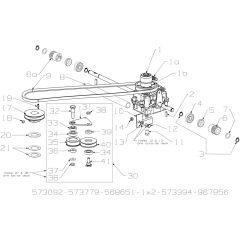 Gearbox Assembly for Masport 800AL