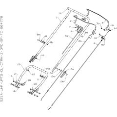 Handle Assembly for Masport 800ST