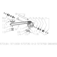 Gearbox Assembly for Masport 800ST