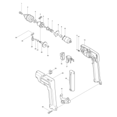 Makita 8400D Drill Assembly