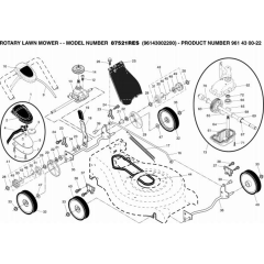 Husqvarna 87521RES-1 Parts