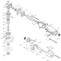 Makita 9505BH Main Assembly