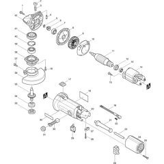 Makita 9523NB Main Assembly