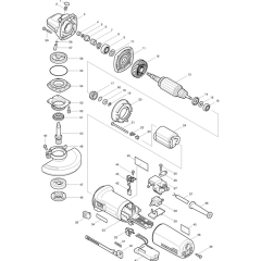Makita 9565CV Main Assembly