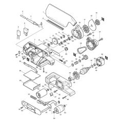 Makita 9901 Belt Sander Assembly