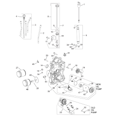 Lubrication for Kohler LH690