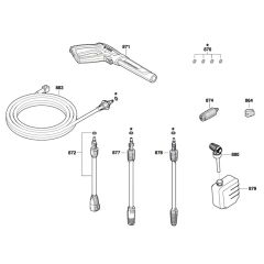 Bosch AdvancedAquatak 150 Assembly