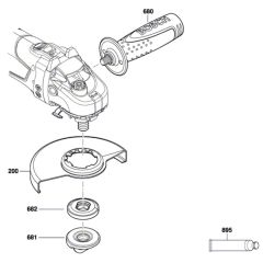 Bosch AdvancedGrind 18 Assembly