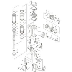 Makita AG125 Main Assembly