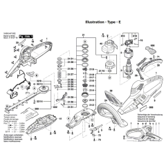 Bosch AHS 50-26 Trimmer Assembly