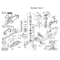 Bosch AHS 60-26 Trimmer Assembly