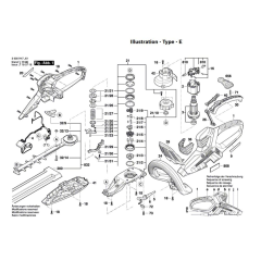 Bosch AHS 65-34 Trimmer Parts