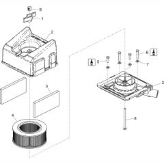 Air Cleaner Assembly for RTX