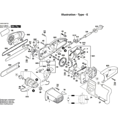 Chainsaw Assembly for Bosch AKE
