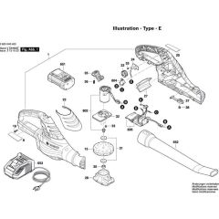 Leaf Blower Assembly for Bosch