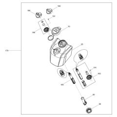 Water Tank Assembly for Wacker