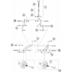 Rear Wheel Assembly for AR19