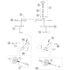 Rear Wheel Assembly for AR25