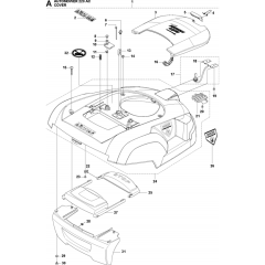 Cover Assembly for Automower 220 AC
